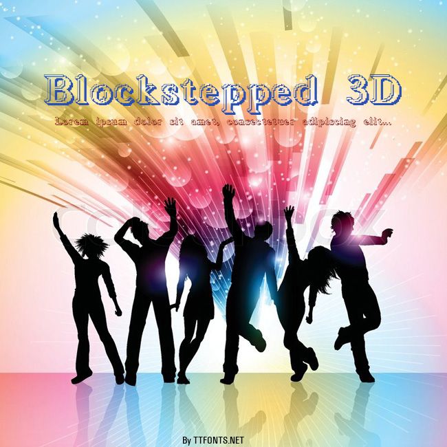 Blockstepped 3D example